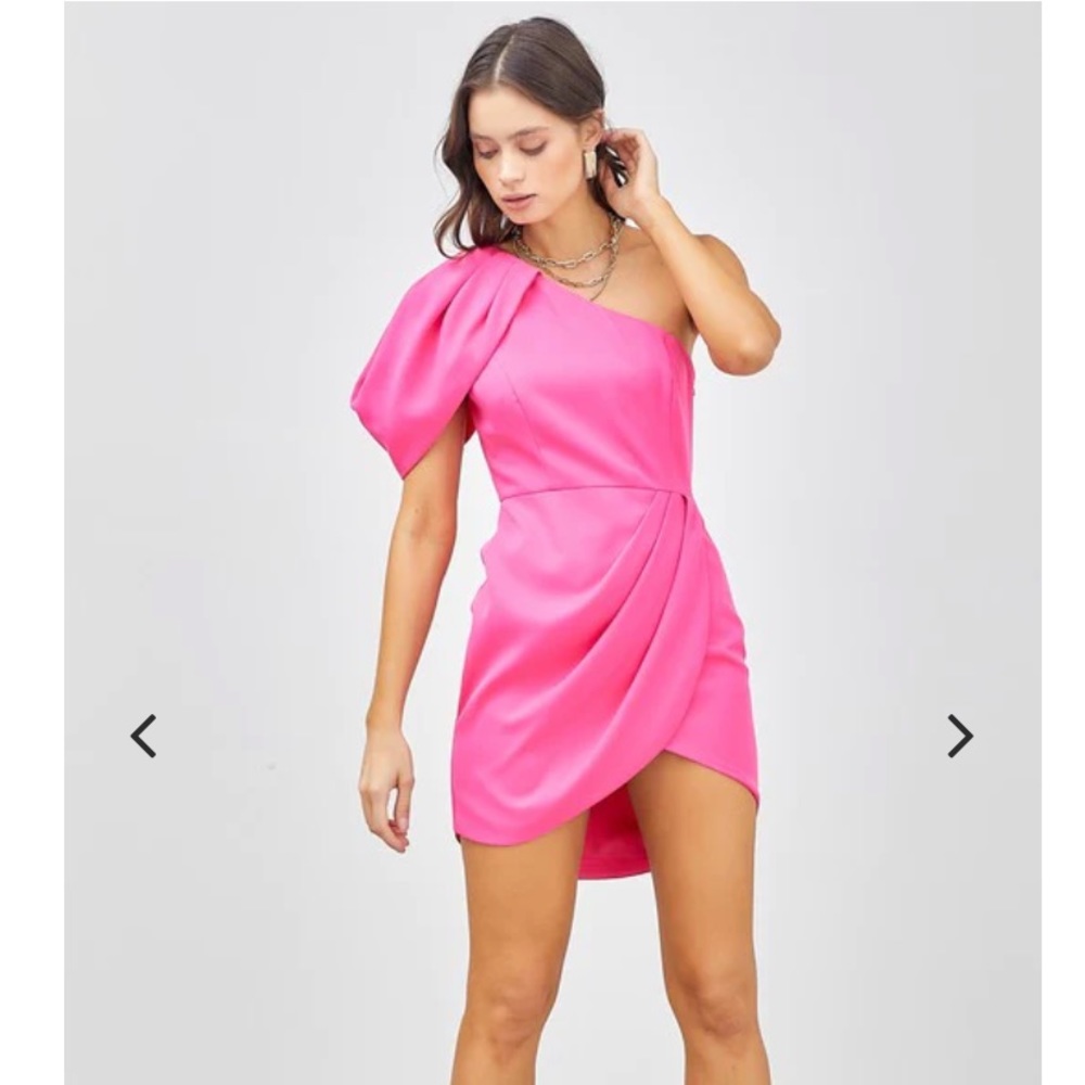 DO + BE hot pink dress